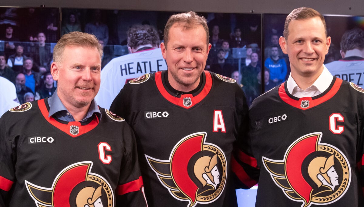 Daniel Alfredsson Dany Heatley Jason Spezza Ottawa Senators