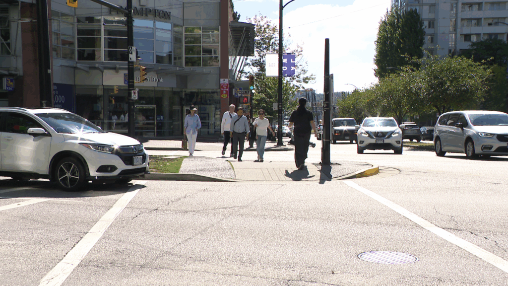 Vancouver police investigating after sedan driver hits pedestrian, drives away