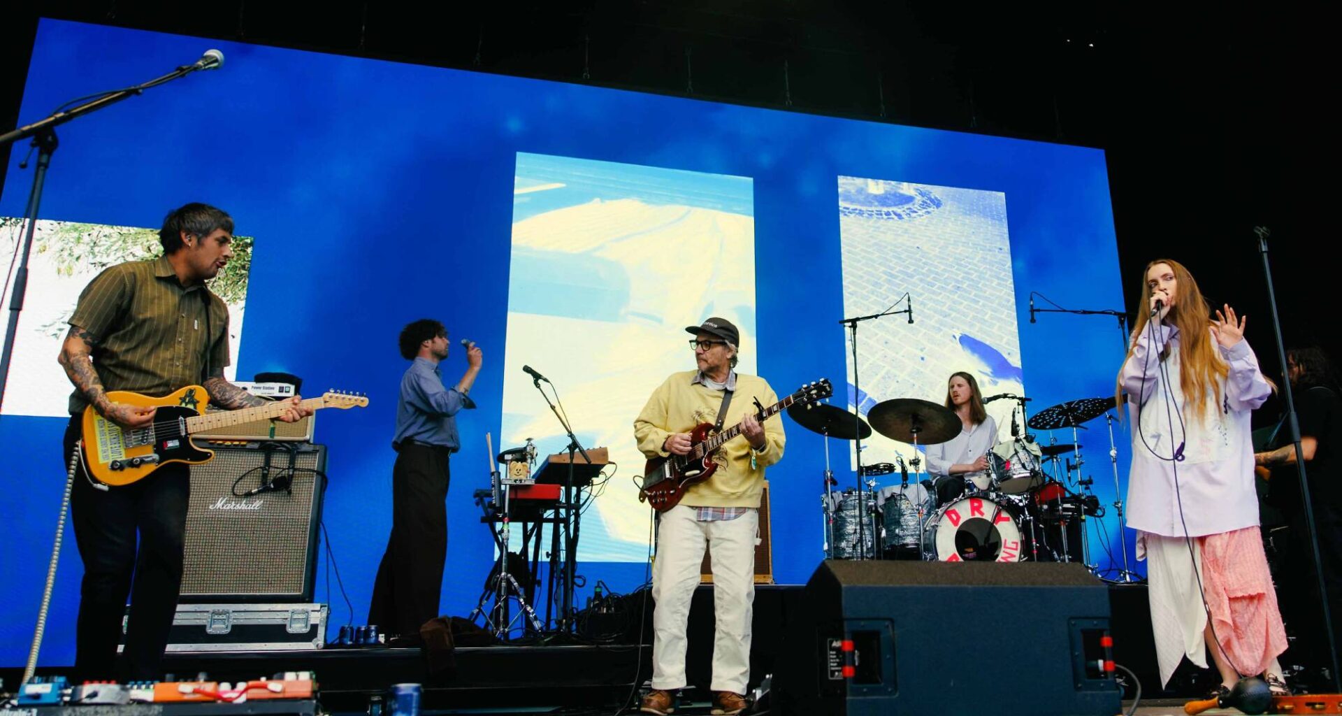 Dry Cleaning bring out Wilco's Jeff Tweedy for 'My Soul/Half Pint' at Green Man 2026