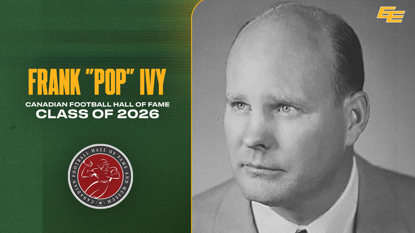 Frank 'Pop' Ivy to be inducted into the CFHOF