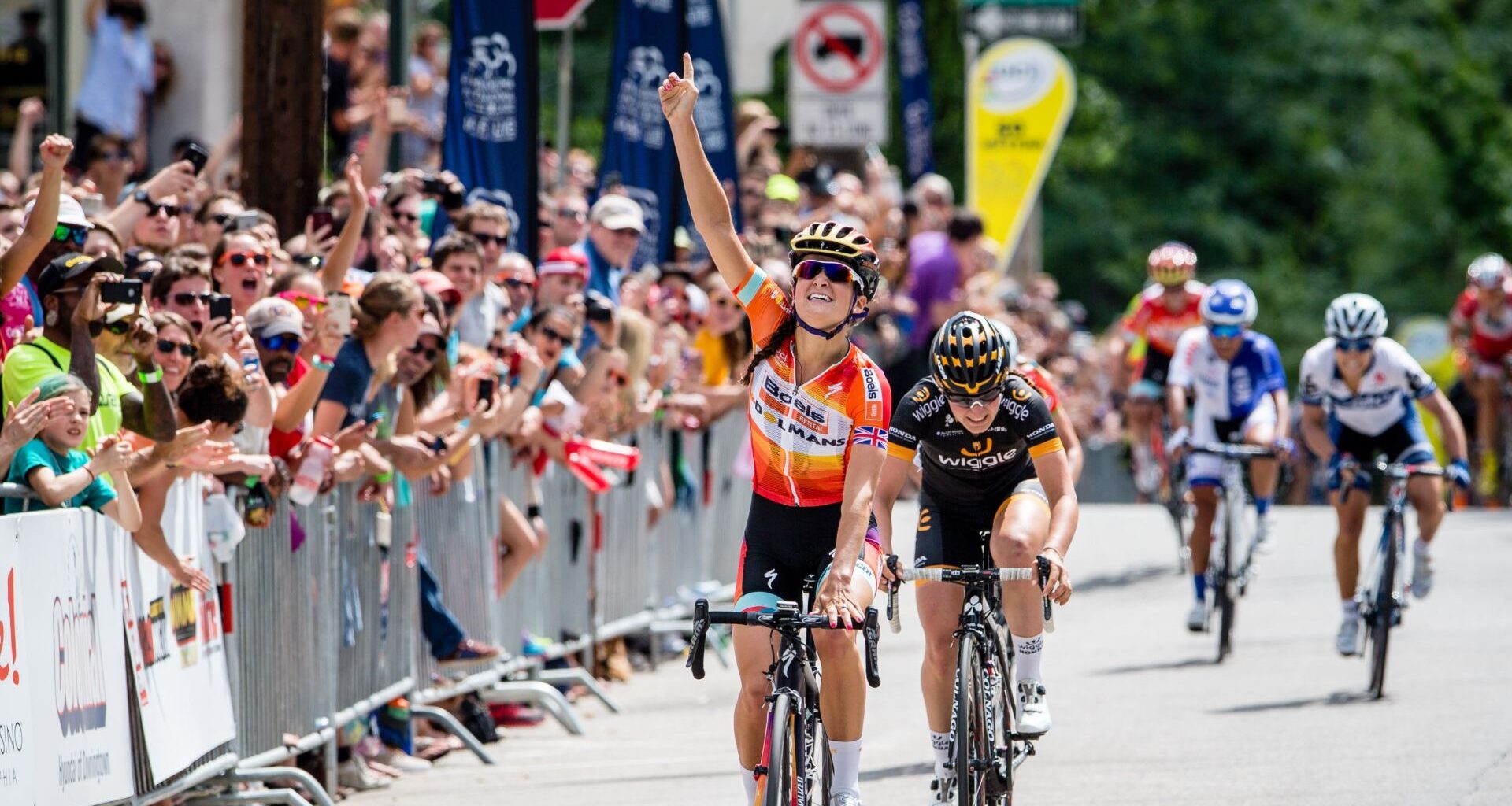 Lizzy Deignan wins the 2015 Philadelphia Cycling Classic