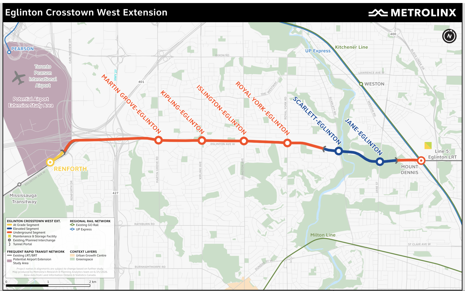 eglinton crosstown west extension toronto