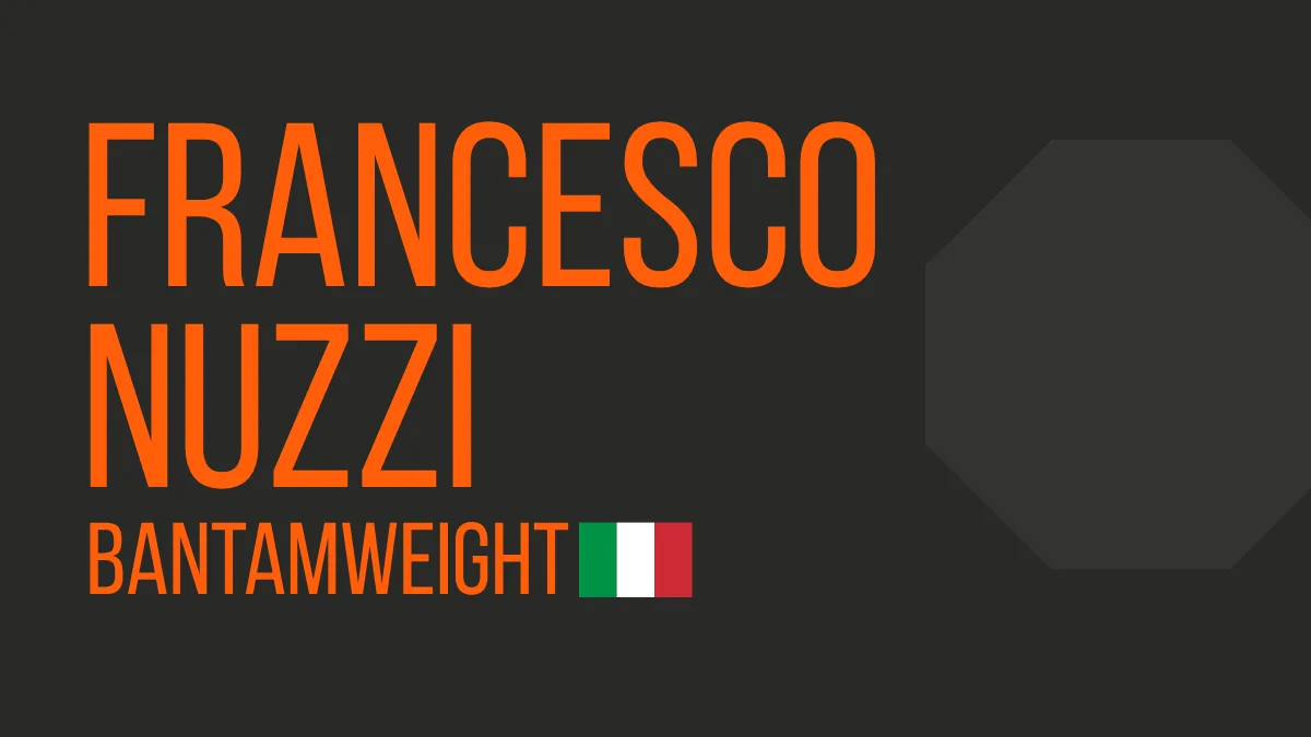 Francesco Nuzzi UFC Bantamweight fighter profile