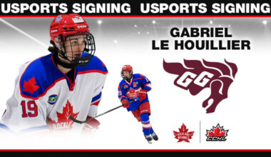 Nationals Le Houillier Commits to USports University of Ottawa | CCHL