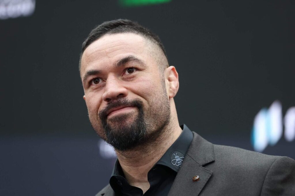 Joseph Parker looks on prior to a press conference