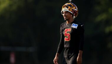 The NFL thinks Jayden Daniels is the 13th-best QB. In 2026, he’ll be way better than that