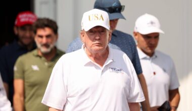 President Trump, PIF’s Yasir Al-Rumayyan seen together at LIV Golf event