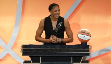 Candace Parker hails A'ja Wilson in Hall of Fame speech as WNBA 'GOAT' breaks her scoring record