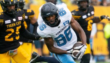 Toronto Argonauts’ Coxie looks to keep rolling vs. Edmonton Elks after earning PotW honours: ‘I’m ready to compete’