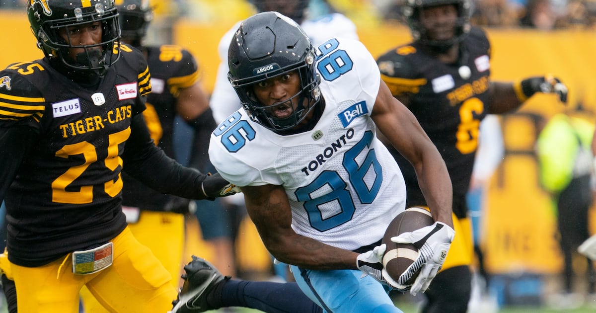 Toronto Argonauts’ Coxie looks to keep rolling vs. Edmonton Elks after earning PotW honours: ‘I’m ready to compete’