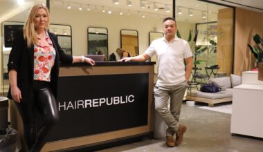 Melissa and John Nguyen, co-owners of Hair Republic, at their salon location in the Rideau Street Hudson