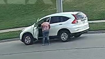 8-year-old riding bike on grass hit by Honda CRV
