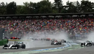 Lewis Hamilton (GBR) Mercedes AMG F1 W10 leads at the start of the race. 28.07.2019. Formula 1 World Championship, Rd 11, German Grand Prix, Hockenheim, Germany, Race Day.