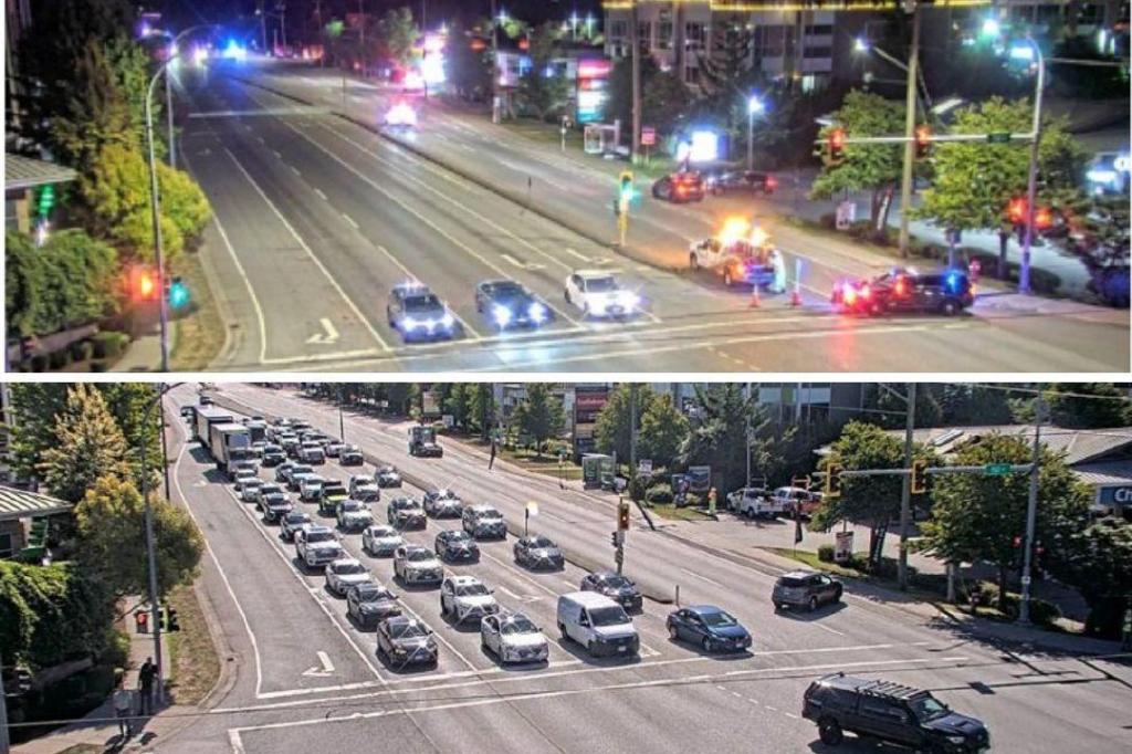 1 man dead after running from police traffic stop in Surrey