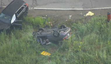 Crash near Highway 50 and Coleraine Drive in Brampton