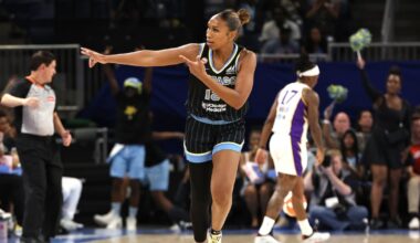 Sydney Taylor’s last-second three-pointer gives Chicago Sky win over Las Vegas Aces