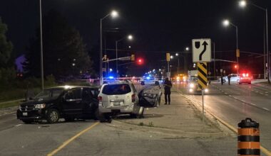 1 man dead, 3 people injured in Brampton car crash