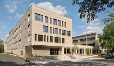 University of Toronto’s Trinity College delivers bold, tree-hugging architecture