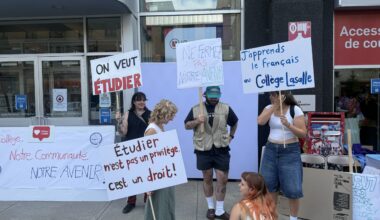 Students urge Quebec government to make a deal with LaSalle College to resume class