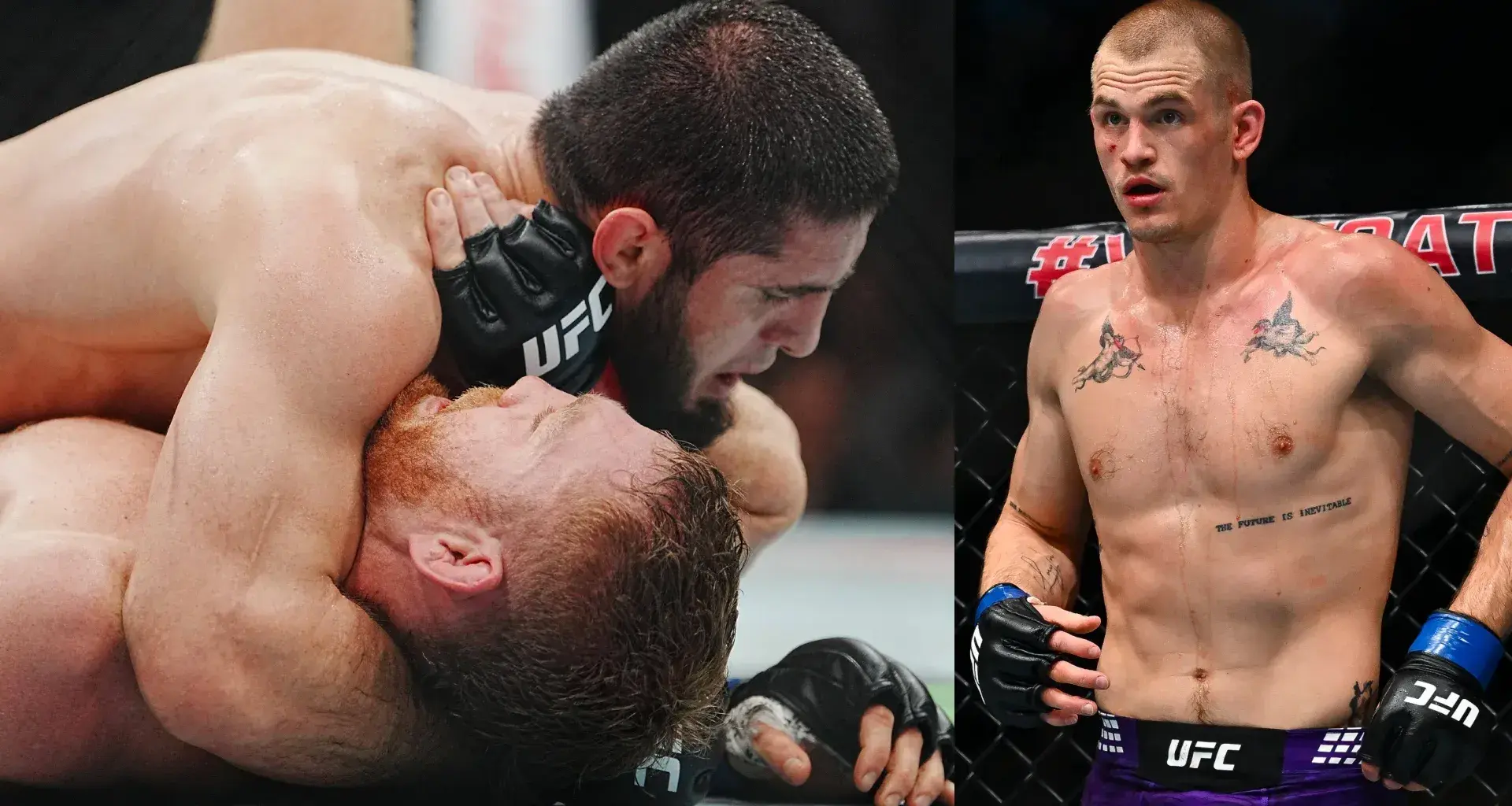 Islam Makhachev and Khabib Nurmagomedov