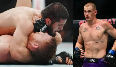 Islam Makhachev and Khabib Nurmagomedov