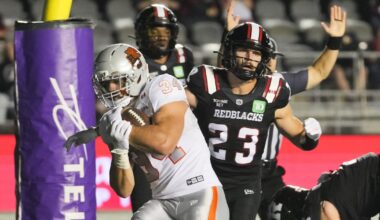 Zander Horvath scores four touchdowns, BC Lions beat winless Ottawa Redblacks