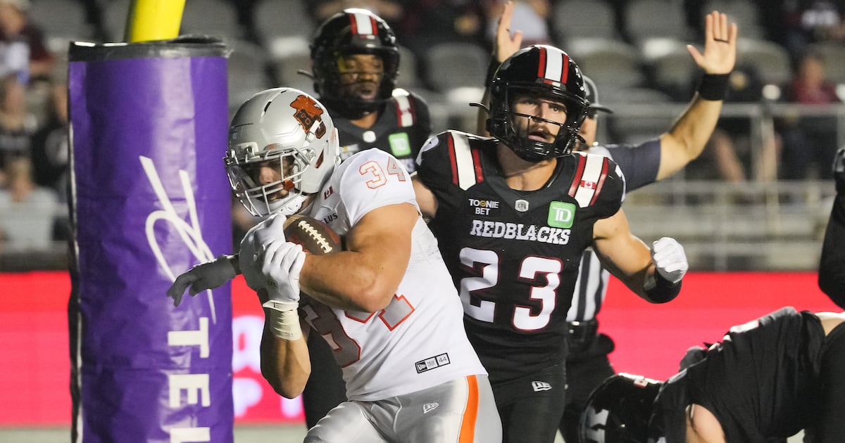 Zander Horvath scores four touchdowns, BC Lions beat winless Ottawa Redblacks