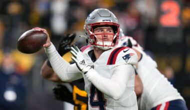Former New England Patriots QB Zappe added to Saskatchewan Roughriders negotiation list