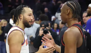 Jalen Brunson is already excited for the Knicks' opening night game against the 76ers image
