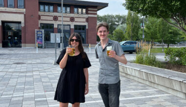 Content creators Jessica Traina and Henry Monkhouse are two of the co-creators of Ottoberfest, a new Oktoberfest-style event coming to Lansdowne Park next month. Photo supplied.