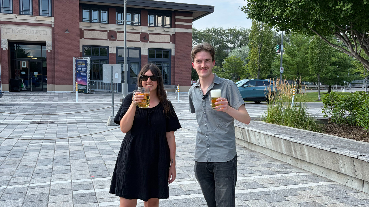 Content creators Jessica Traina and Henry Monkhouse are two of the co-creators of Ottoberfest, a new Oktoberfest-style event coming to Lansdowne Park next month. Photo supplied.