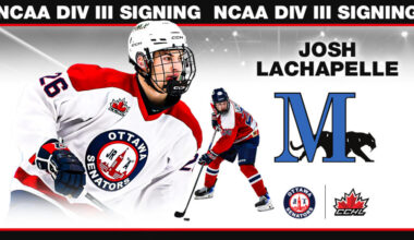 Jr. Senators Lachapelle Commits to NCAA III Marian University | CCHL