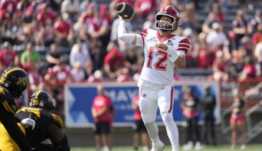 High five: how Josh Love led the Calgary Stampeders to a win over the Ticats