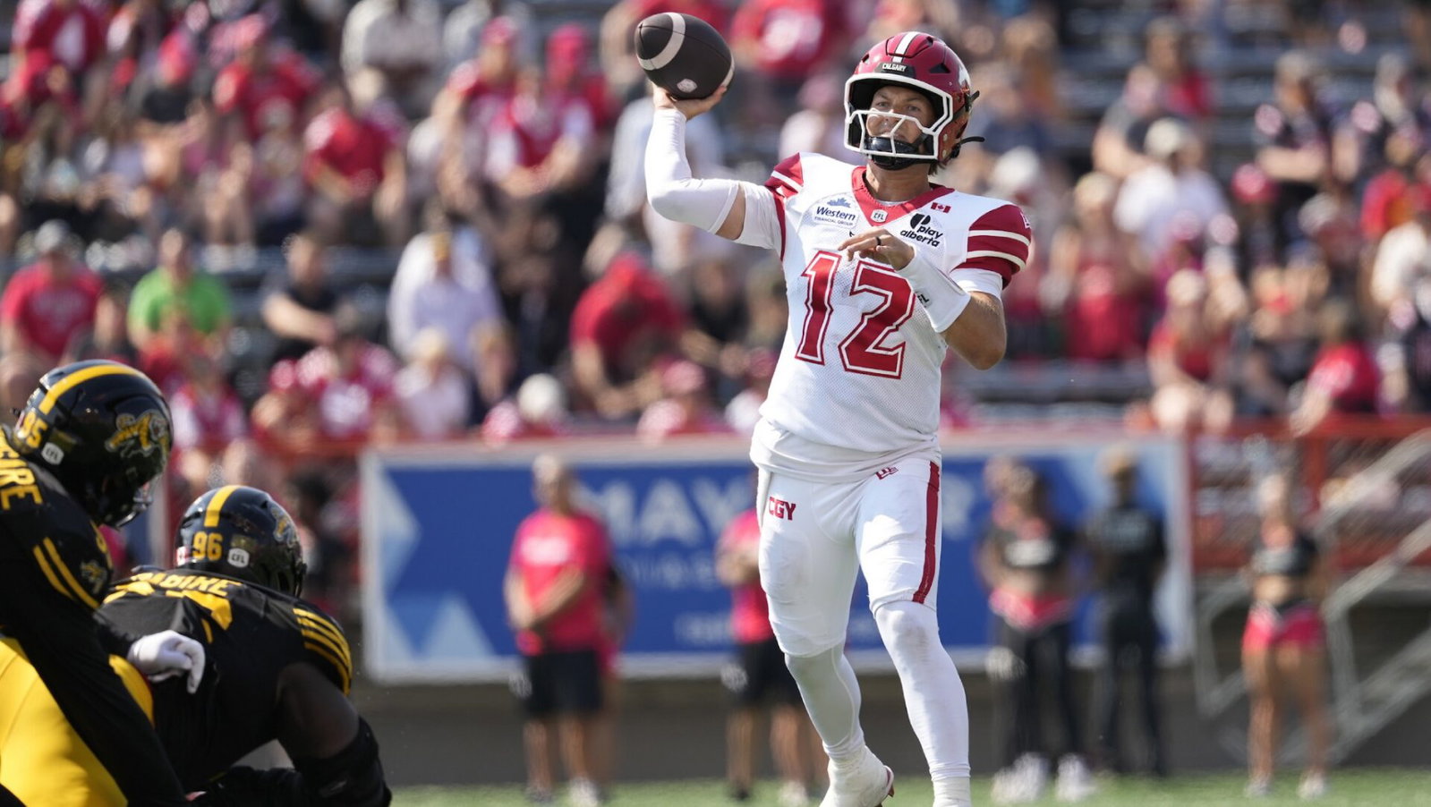 High five: how Josh Love led the Calgary Stampeders to a win over the Ticats