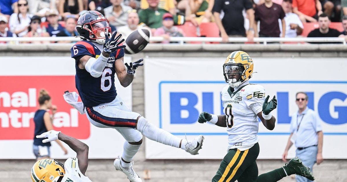 Receivers Philpot, Johnson, Coxie named CFL's top players for Week 10