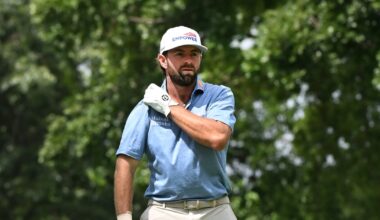 Cameron Young shares 2nd-round lead at Rocket Classic after cooling off to shoot 9-under 61