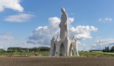 Europe’s biggest Virgin Mary statue – taller than Rio’s Christ the Redeemer – unveiled in Polish village
