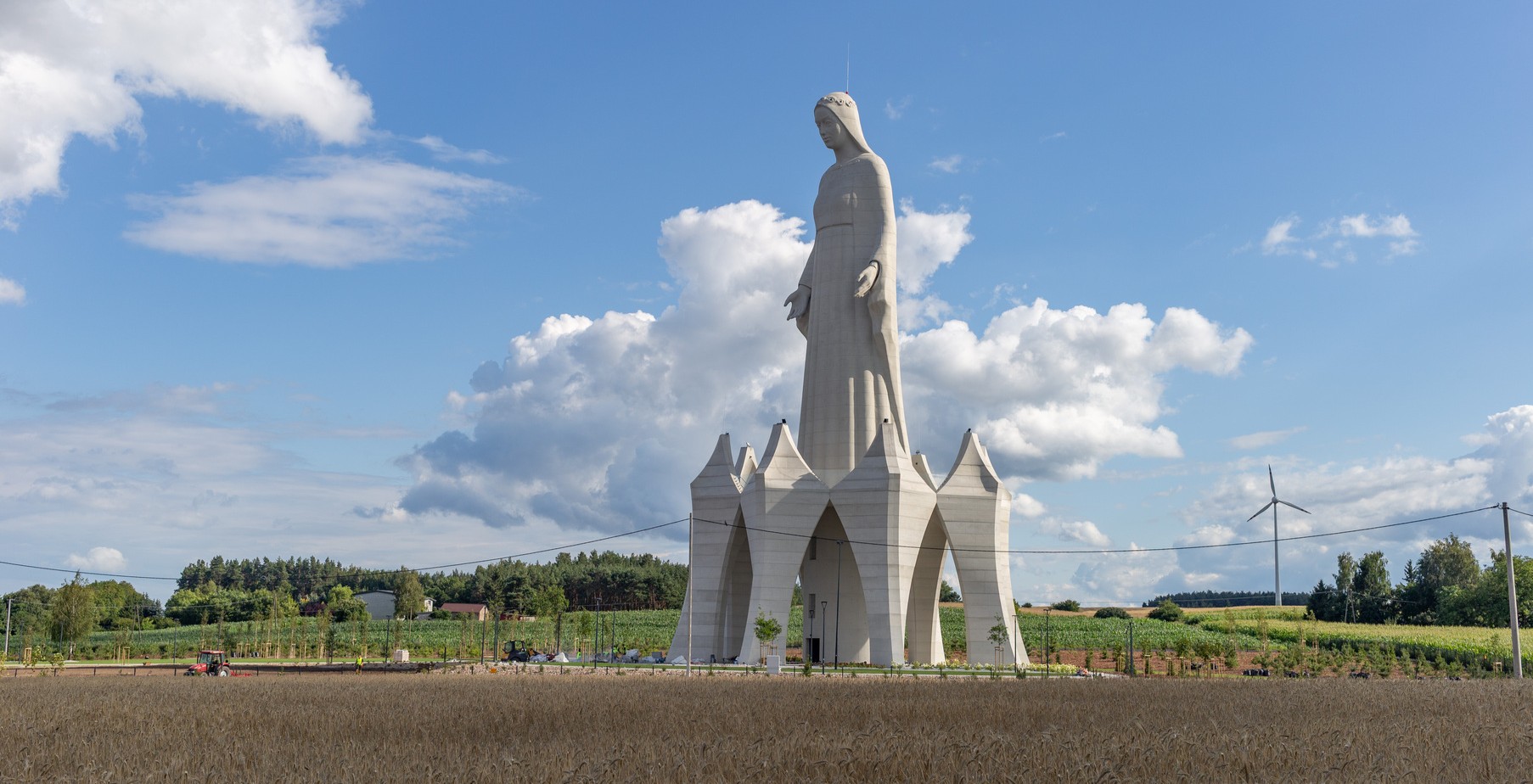 Europe’s biggest Virgin Mary statue – taller than Rio’s Christ the Redeemer – unveiled in Polish village