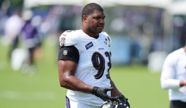 Baltimore Ravens defensive lineman Calais Campbell says football brings him joy amid family tragedy