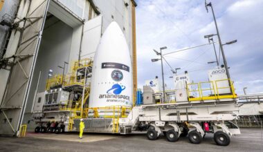 MTG-I2 has been encapsulated inside the Ariane 6 nose cone, or fairing, at Europe’s Spaceport in French Guiana.