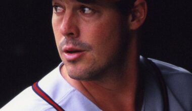 Greg Maddux in Braves dugout