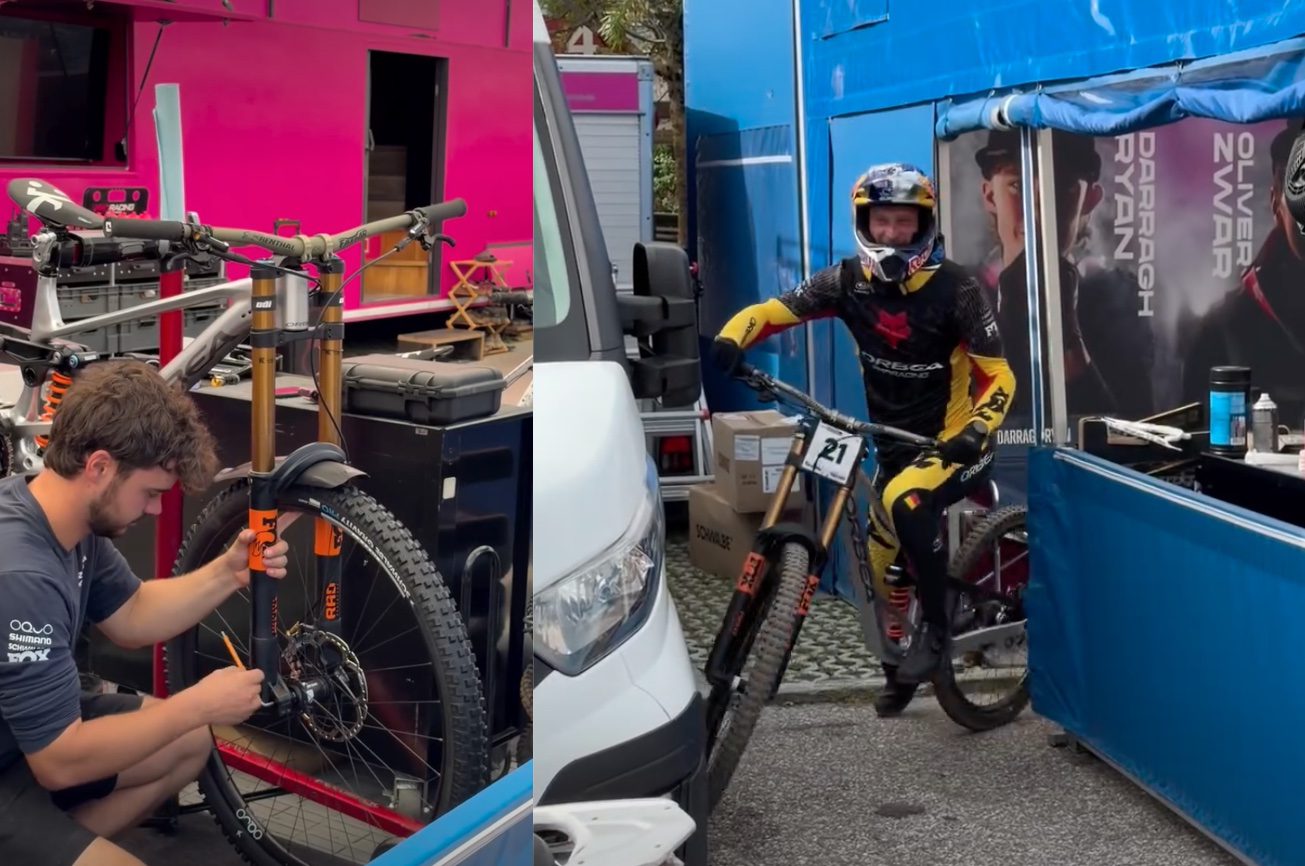 Martin Maes gets wild with the Mega Mullet for worlds