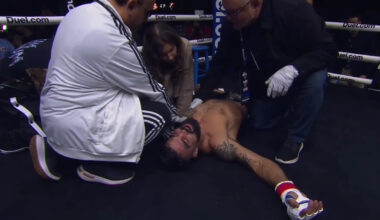 Mike Perry suffered a dislocation in his upset loss to Brandon Jenkins at Duel Arena 1