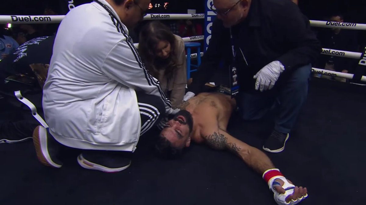 Mike Perry suffered a dislocation in his upset loss to Brandon Jenkins at Duel Arena 1