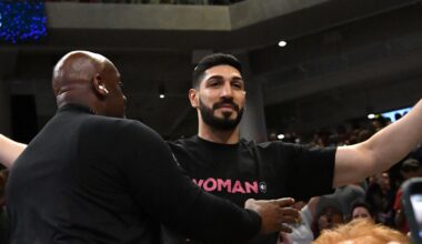 Enes Kanter Reacts To Getting Kicked Out Of WNBA Game