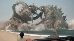 Titan X vs. Godzilla in Monarch Legacy of Monsters