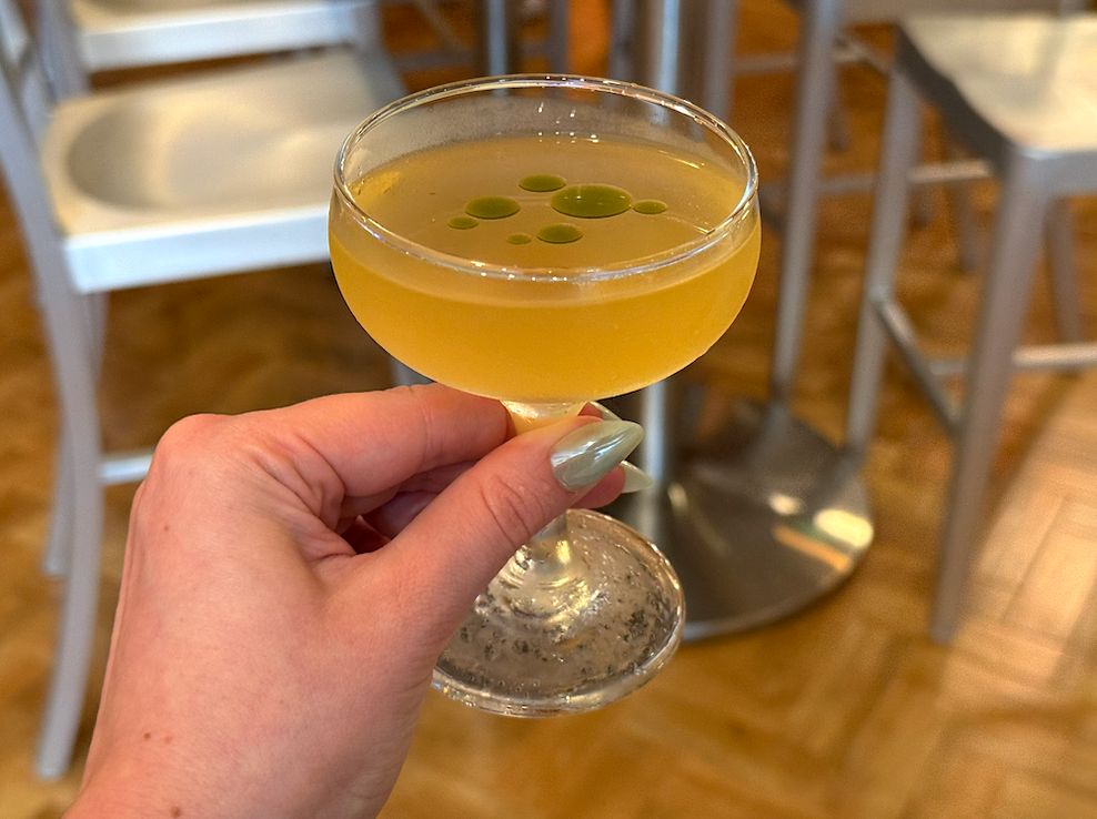 Mount Pleasant Vintage Shiso Fancy cocktail