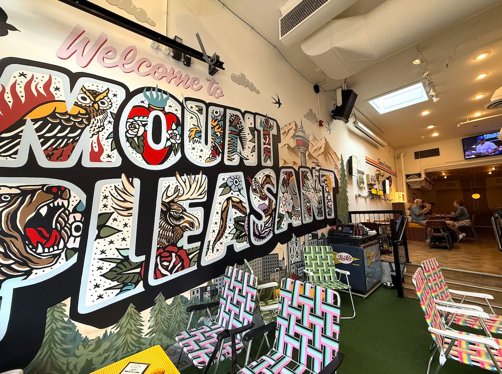 Mount Pleasant Vintage mural