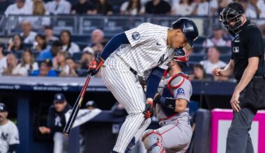 New York Yankees rookie SS George Lombard Jr. day-to-day with right knee discomfort