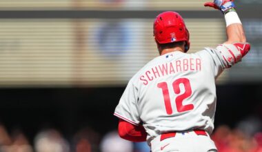 Kyle Schwarber hits MLB-leading 40th homer, Jesus Luzardo fans 7 as Philadelphia Phillies beat Seattle Mariners 6-0